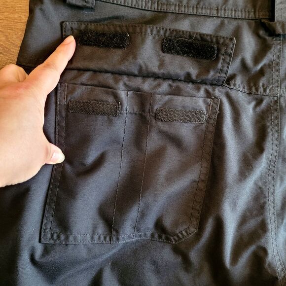 Columbia Omni Tech Pants Mens Large Black Adj Waist 4 Pocket Snow Ski 208 SM8308 - Picture 9 of 16